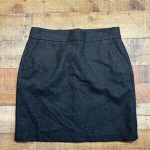 Nautica Gray Wool Skirt size 8